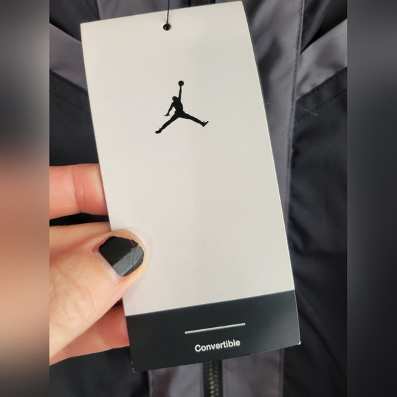 NWT Jordan Utility Convertible Jacket Black Gray Medium - Picture 4 of 15